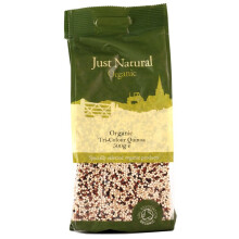 Tricolour Quinoa 500g, Organic (Just Natural Organic)