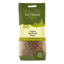 Oats Groats 500g, Organic (Just Natural Organic)