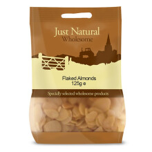 Flaked Almonds 125g (Just Natural Wholesome)