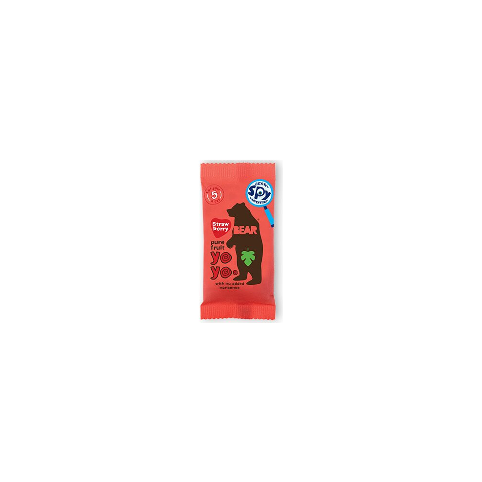 Bear Strawberry Yoyo's 100% Fruit Snack 2X10g