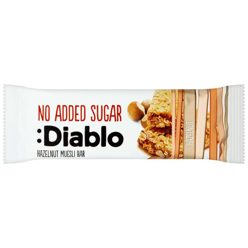 Hazelnut Muesli Bar 30g (Diablo)