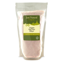Rye Flour 500g, Organic (Just Natural Organic)