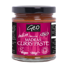 Madras Curry Paste, Organic 180g (Geo Organics)