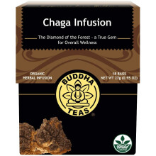 Buddha Teas, Tisane Biologique, Champignon Chaga, 18 Sachets, 0,95 oz (27 g)