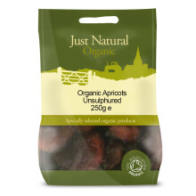 Apricots Unsulphured 250g, Organic (Just Natural Organic)