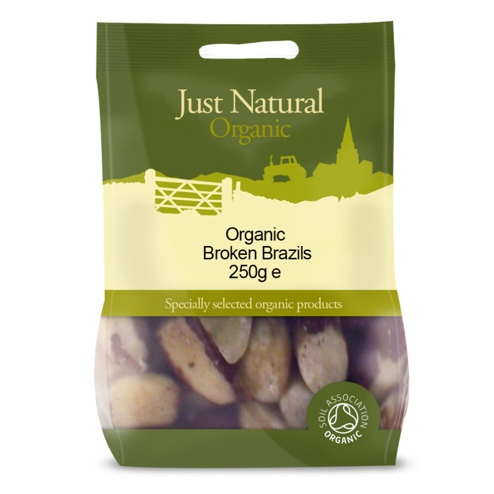 Just Natural Organic Brazils Broken 250G, Organic (Just Natural Organic)