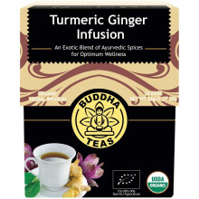 Buddha Teas, Tisane Biologique, Curcuma Gingembre, 18 Sachets, 1,27 oz (36 g)
