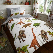Rawrsome Dinosaur Single Duvet Cover Bedding Set
