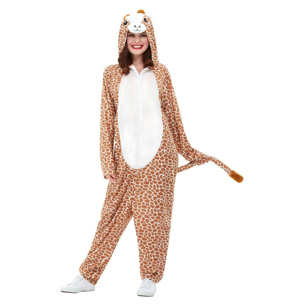 Giraffe costume brown hooded jumpsuit Giraffe Costume Unisex Size