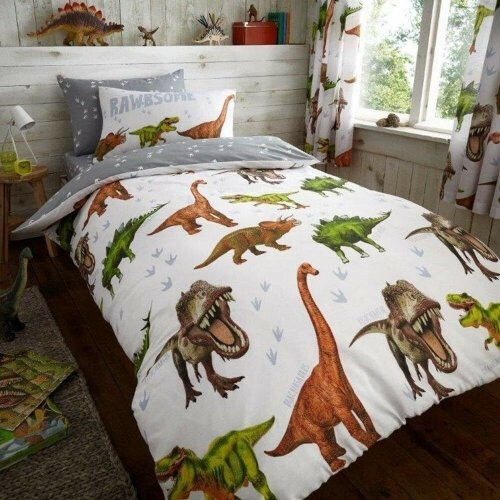 Rawrsome Dinosaur Single Duvet Cover Bedding Set 2