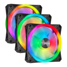 Corsair Icue Ql120 12Cm Pwm Rgb Case Fans X3 34 Argb Leds Υδραυλικό έδρανο CO-9050098-WW
