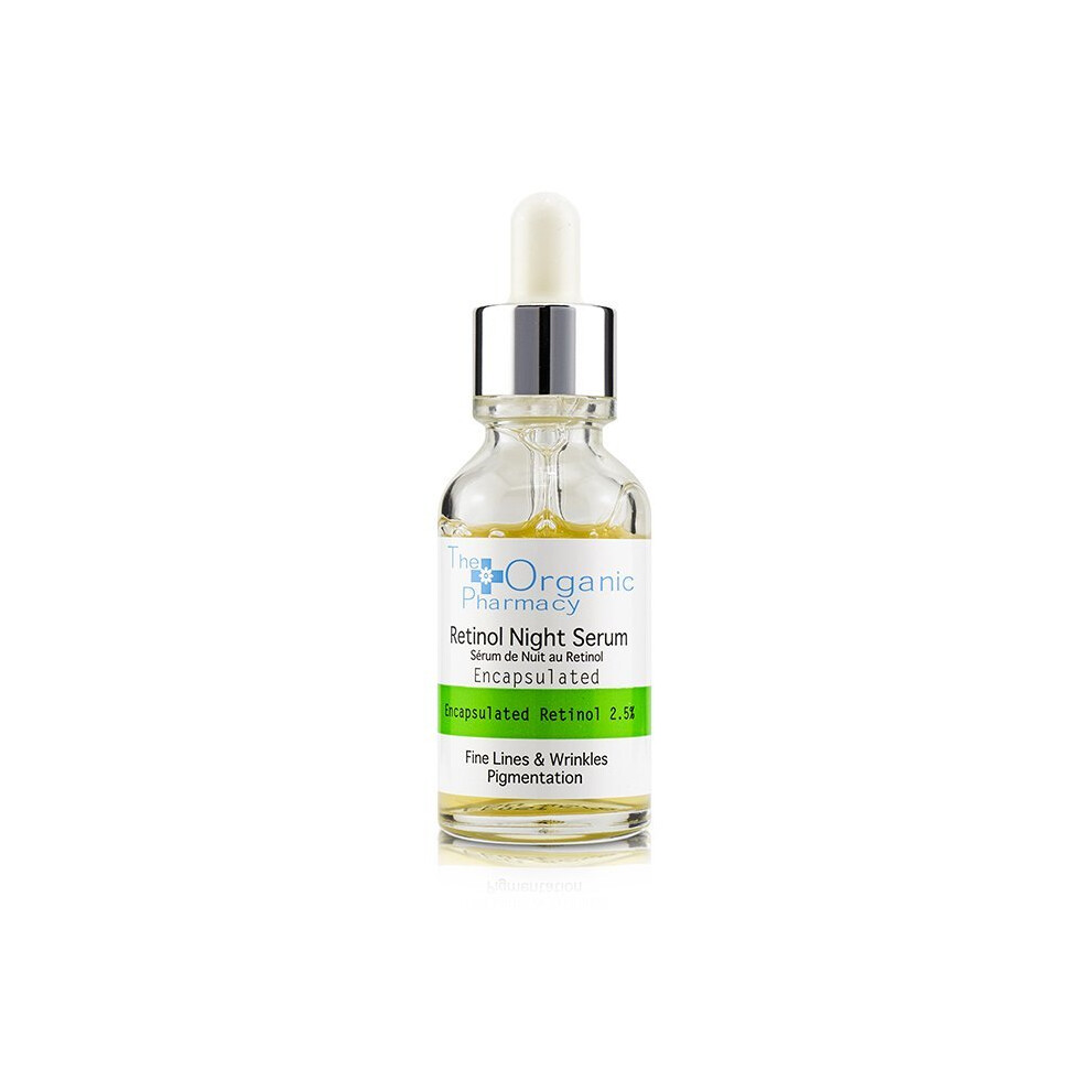 The Organic Pharmacy Retinol Night Serum - Fine Lines & Wrinkle Pigmentation & Boost Collagen - 30Ml/1Oz