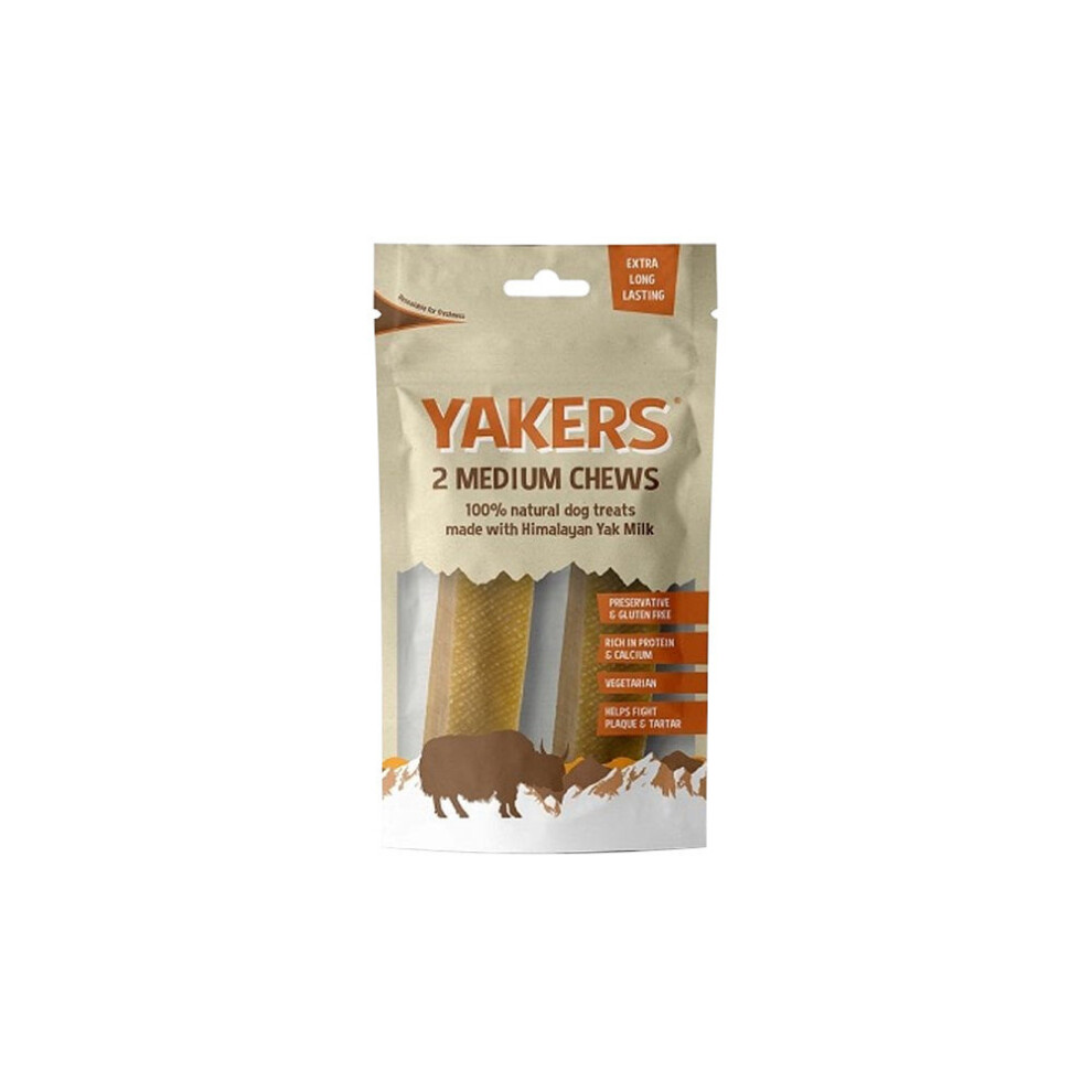 Yakers Medium Dog Chews (Pack of 2)