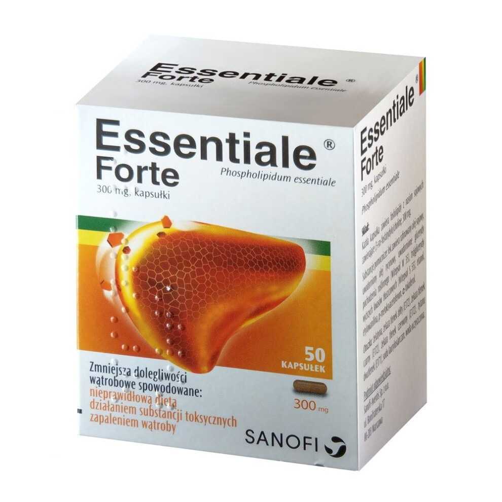 ESSENTIALE FORTE 300mg 50 CAPS Sanofi LIVER SUPPORT Protection