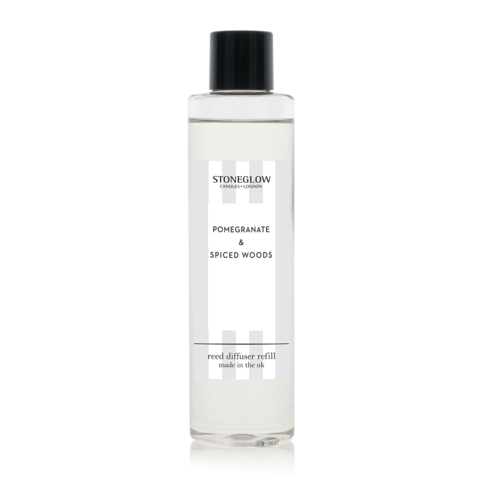 Stoneglow Modern Classics Reed Diffuser Refill Bottle 200ml Home Fragrance Pomegranate & Spiced Woods