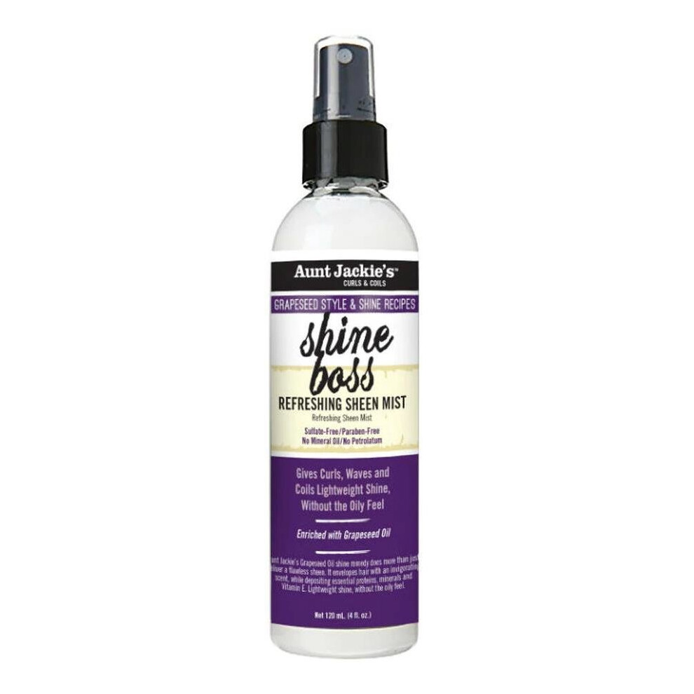 Aunt Jackie's Light Grapeseed Shine Boss 118Ml