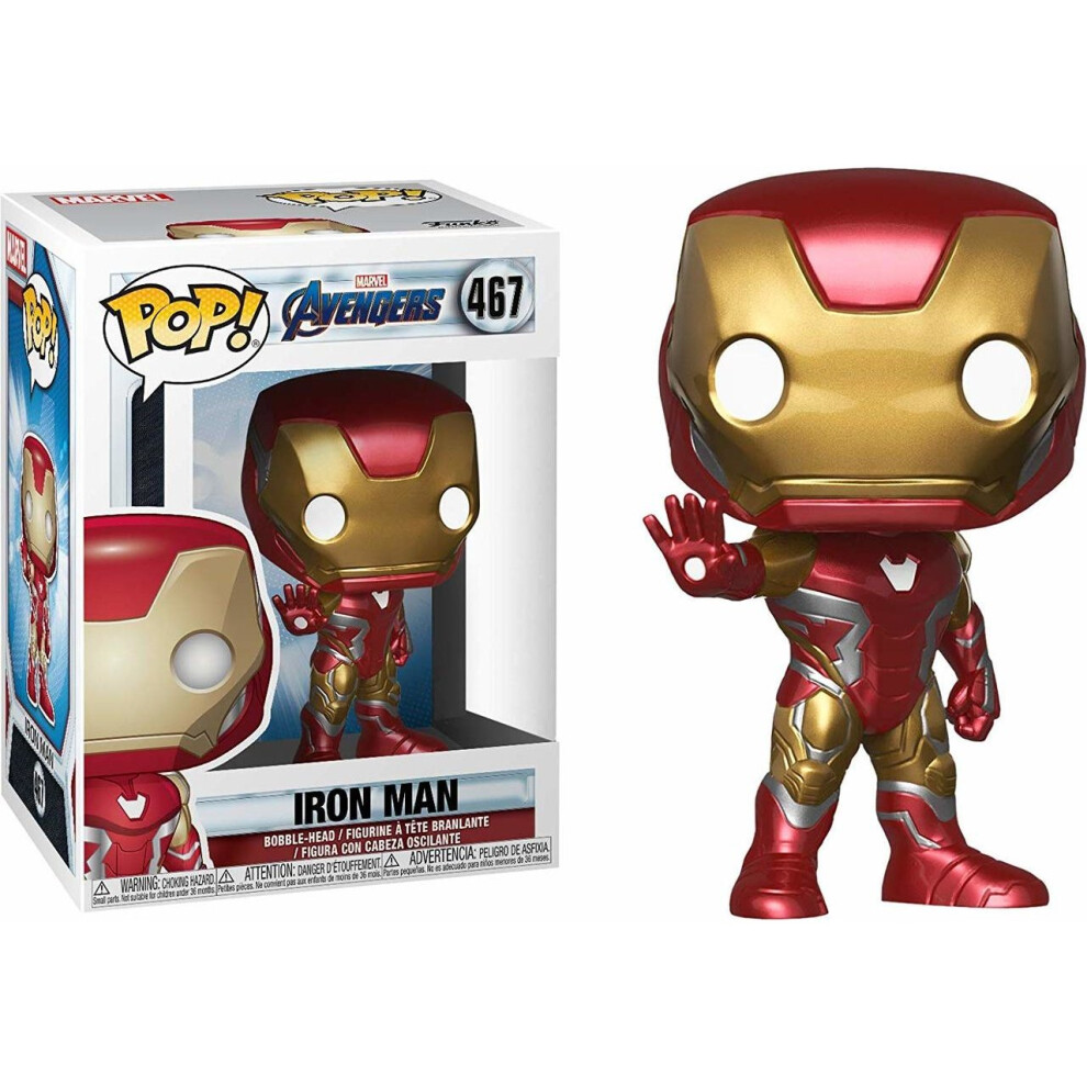 Funko Pop Marvel Avengers End Game Iron Man + Pop Protector