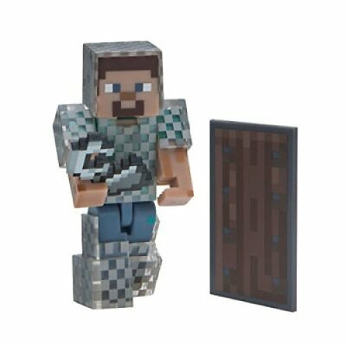 Minecraft Minecraft 3 Inch Action Figure: Steve with Chain Armor