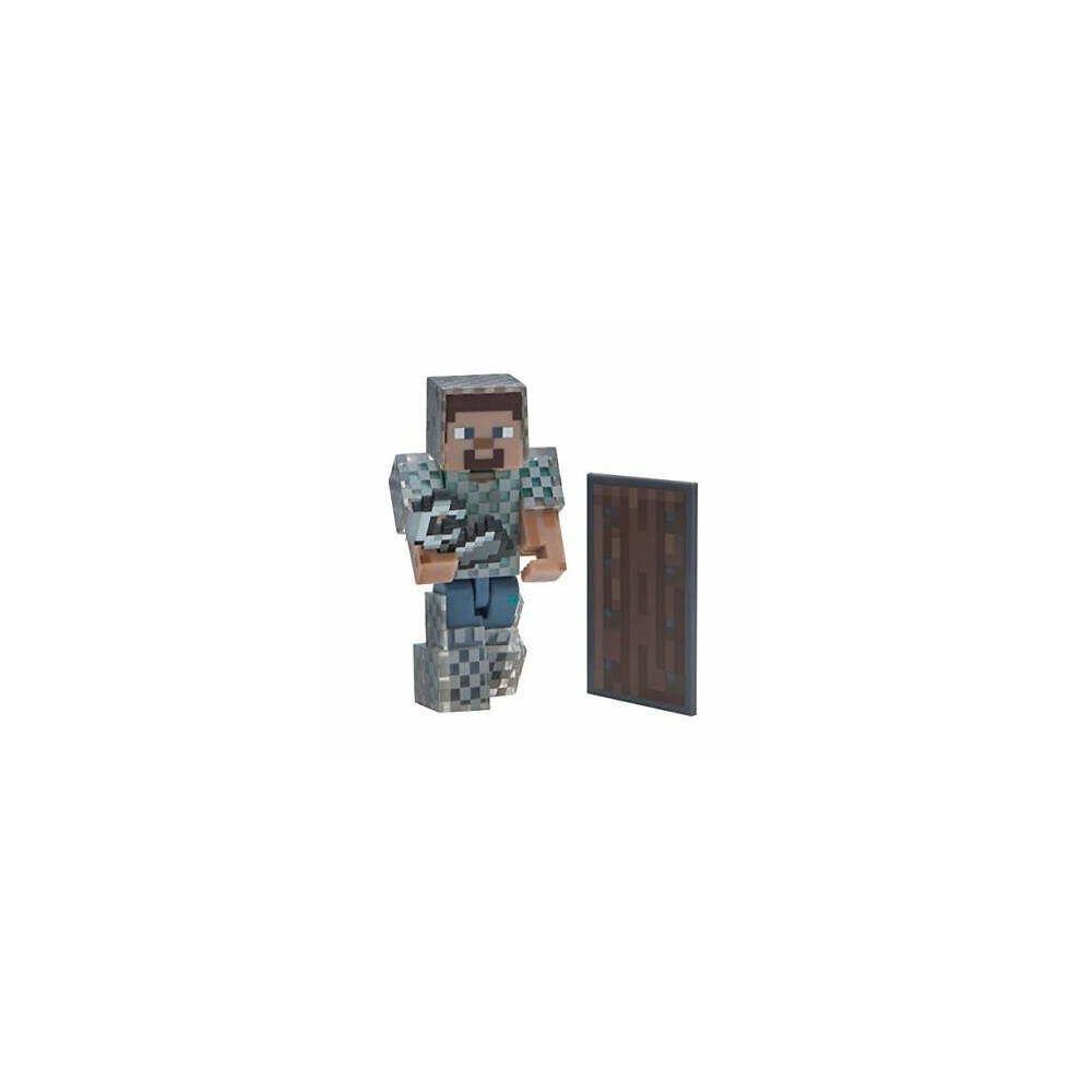 Minecraft 3 Inch Action Figure: Steve With Chain Armor