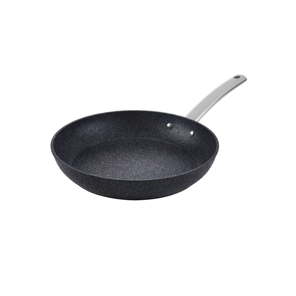 Tower  T800029 TruStone Hard -Wearing 28cm Frying Pan, Non-Stick & Easy Clean in Violet Black