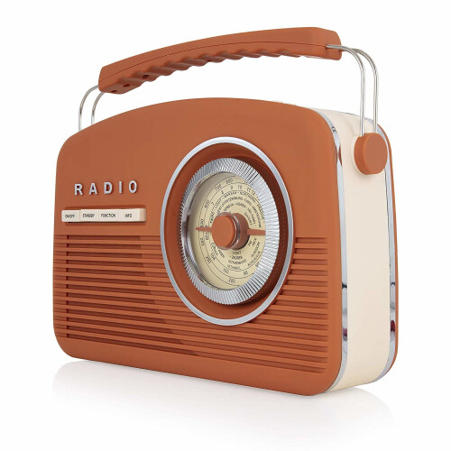 Akai DAB Vintage Radio, 1950's Style, LCD Display, FM Radio, DAB+