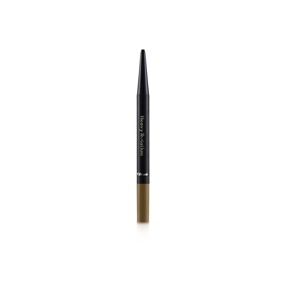 Kiss Me Brown Heavy Rotation Eyebrow Pencil - # 04 Natural - 0.09G/0.003Oz