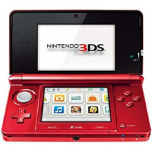 Nintendo Handheld Console 3DS - Metallic Red - Refurbished