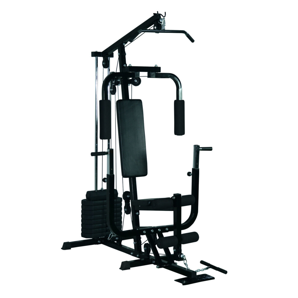 HOMCOM Black Home Fitness Multi-Gym | Workout Station