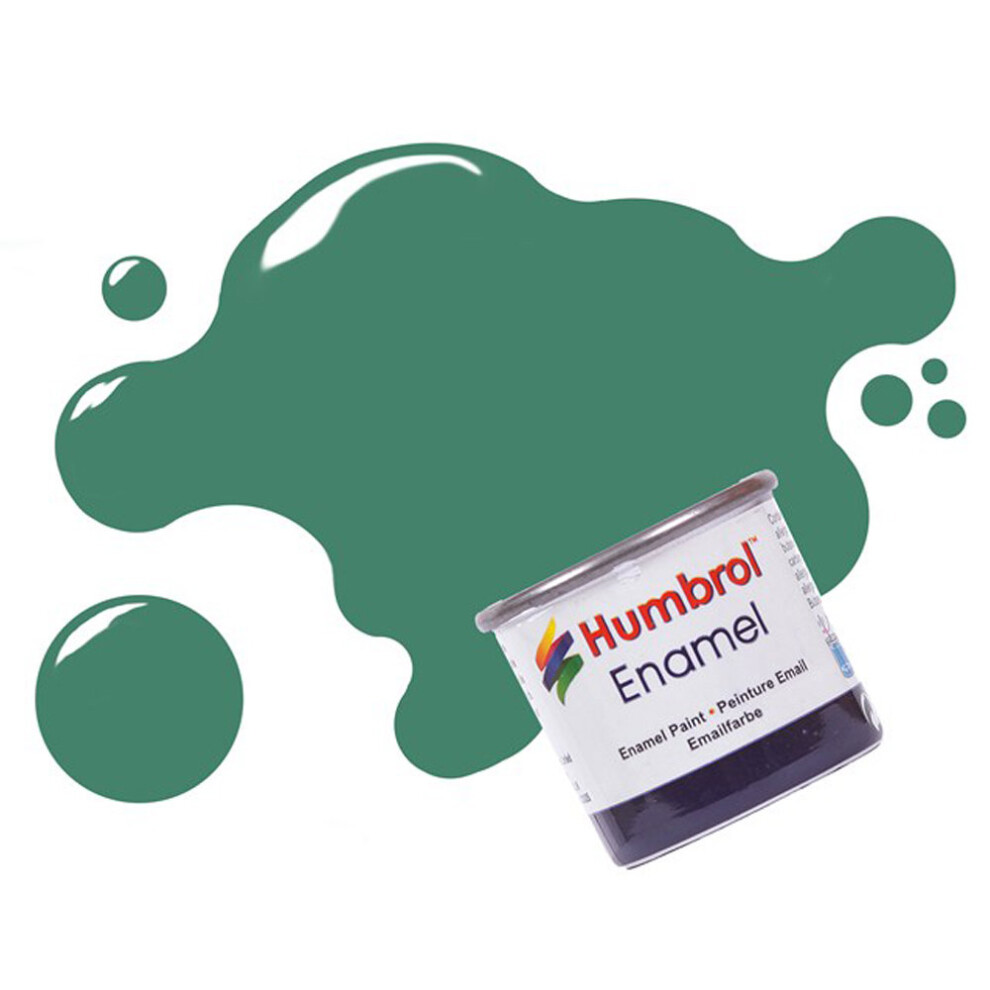 Humbrol Enamel Paint 14ML No 101 Mid Green - Matt