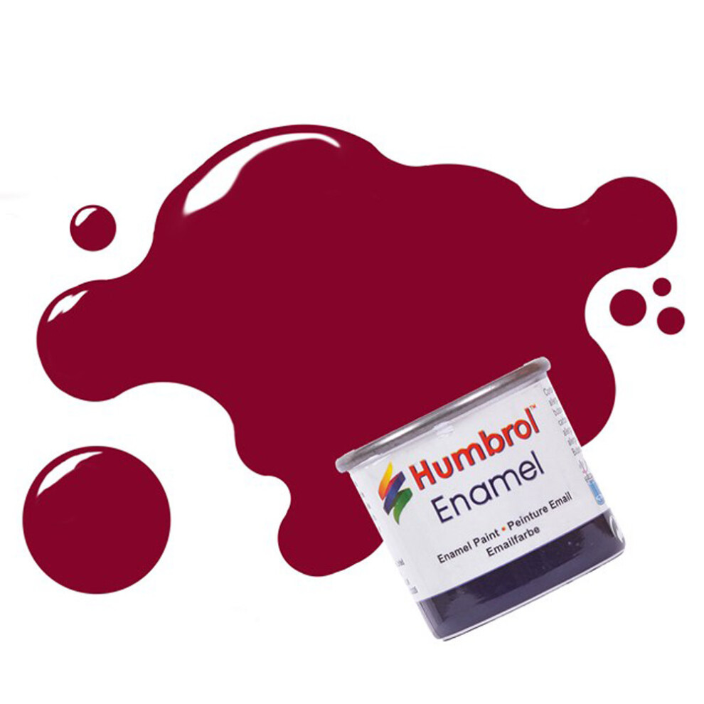 Humbrol Enamel Paint 14ML No 133 Brown - Satin