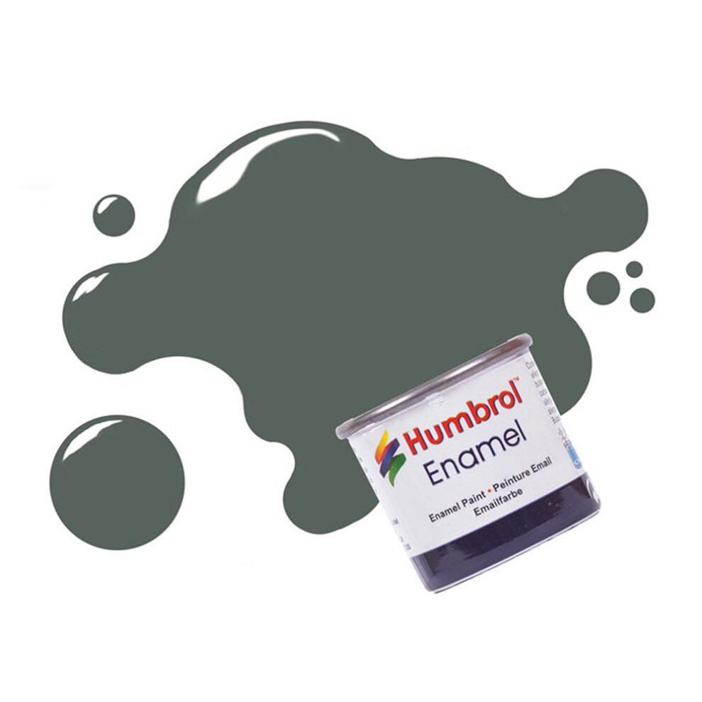 Humbrol Enamel Paint 14ML No 1 Grey Primer - Matt