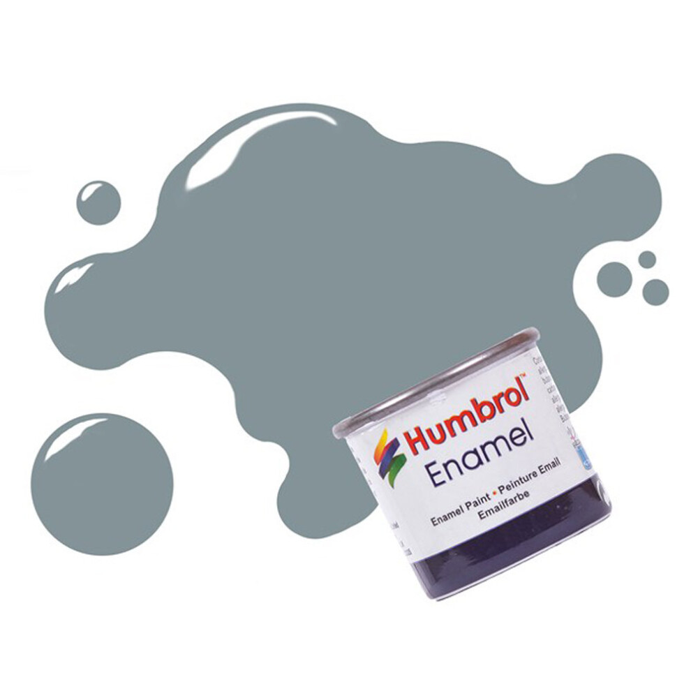 Humbrol Enamel Paint 14ML No 140 Gull Grey - Matt