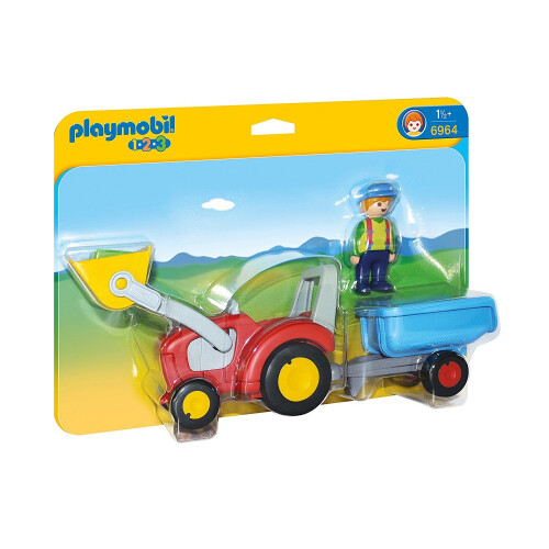 PLAYMOBIL Playmobil Τρακτέρ με Ρυμουλκούμενο