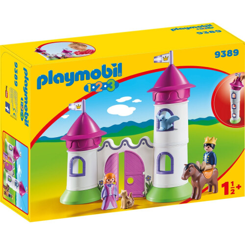 PLAYMOBIL Playmobil 9389 123 Castle With Stackable Towers