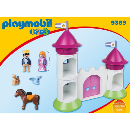 PLAYMOBIL Playmobil 9389 123 Castle With Stackable Towers 2