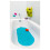 TOMY RIPPLE Badematte Blau 1