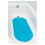 TOMY RIPPLE Badematte Blau 4