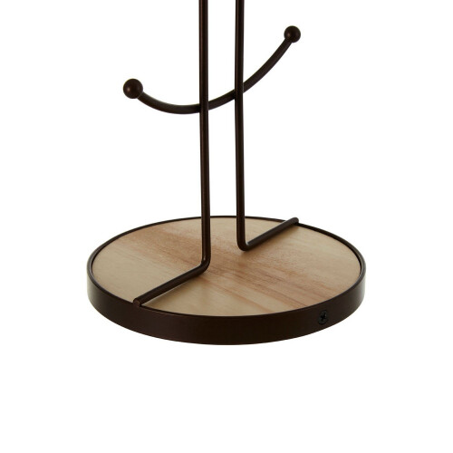 Premier Housewares Vertex Bronze Iron 6 Tea Cup Kitchen Coffee Mug Holder Tree Stand Storage Rack 2