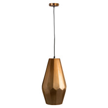 Aluminum Copper Finish Large Pendant Light, Ceiling Pendant Light for Dining Room, Lounge