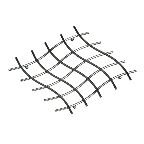 Premier Housewares Chrome Trivet Cooking Pot Pan Casserole Stand Table Worktop Surface Protector