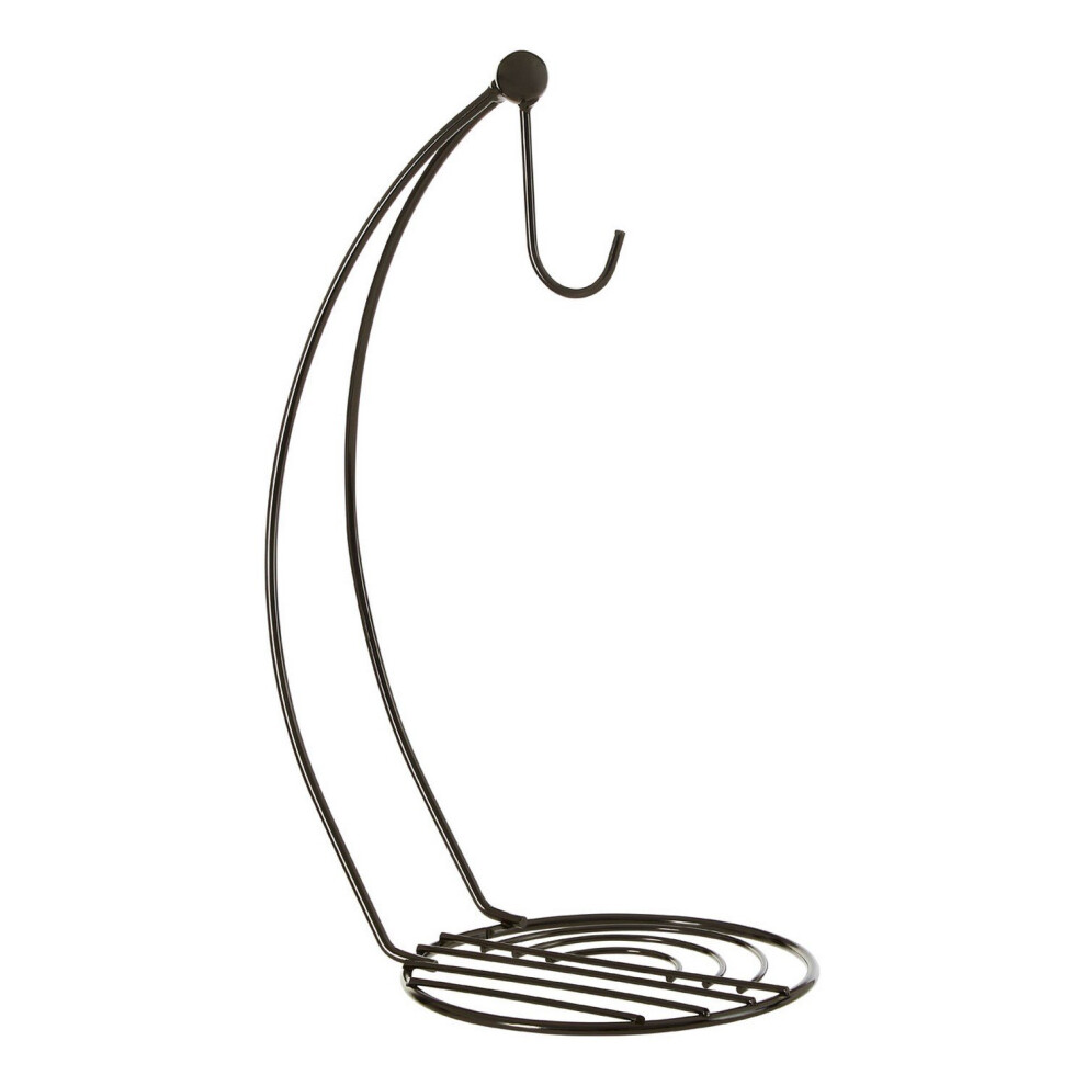 Vertex Black Nickel Banana Hook Grapes Fruit Hanger Stand Holder Storage Rack