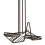 Premier Housewares Vertex Black Kitchen Tissue Paper Towel Roll Holder Pole Stand Rack Dispenser 3