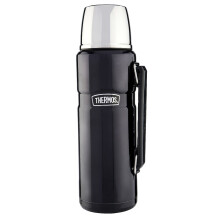 Edelstahlflasche - THERMOS - Isolierflasche Stainless King 1,2 L - Edelstahl - Blau - Integrierter Becher