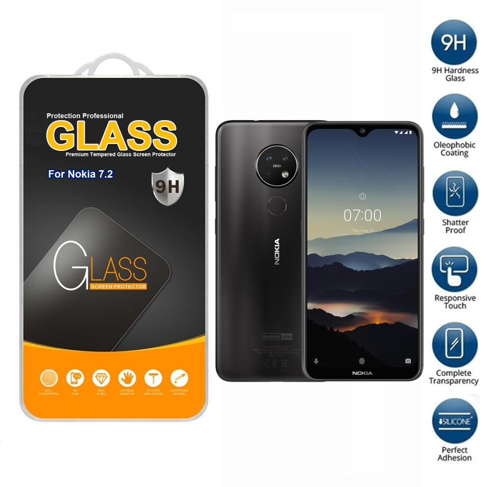 Nokia Tempered Glass Screen Protector For 7.2
