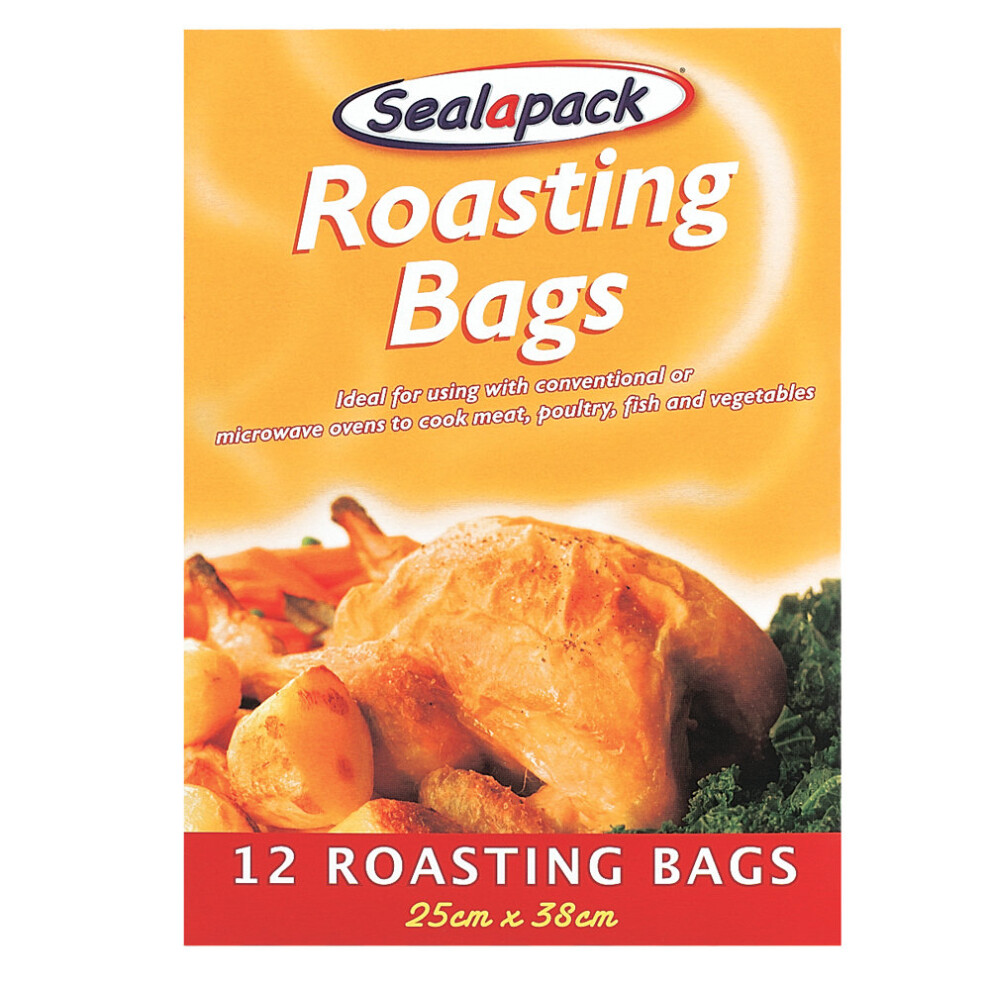 Sealapack Large Roasting Bags 12 Pack Basting Oven Bag Meat chicken Veg Roast