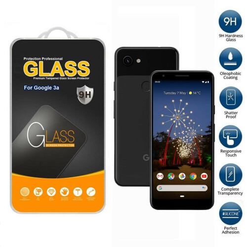 Google Tempered Glass Screen Protector For Google Pixel 3a 2