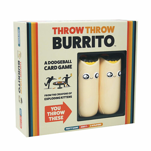 Asmodee Exploding Kittens Throw Throw Burrito 2-6 Giocatori - Età 7+ - 15 Minuti di Gioco - Gioco di Carte