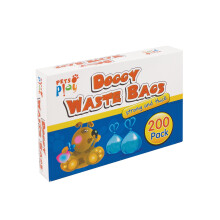 Dog Doggy Waste Bag 200Pk poop poo scooper pooper scoop cat