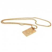 Celtic FC Gold Plated Dog Tag And Chain
