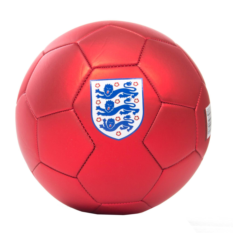 Mitre England Supporter Outdoor Training Football Soccer Ball Red